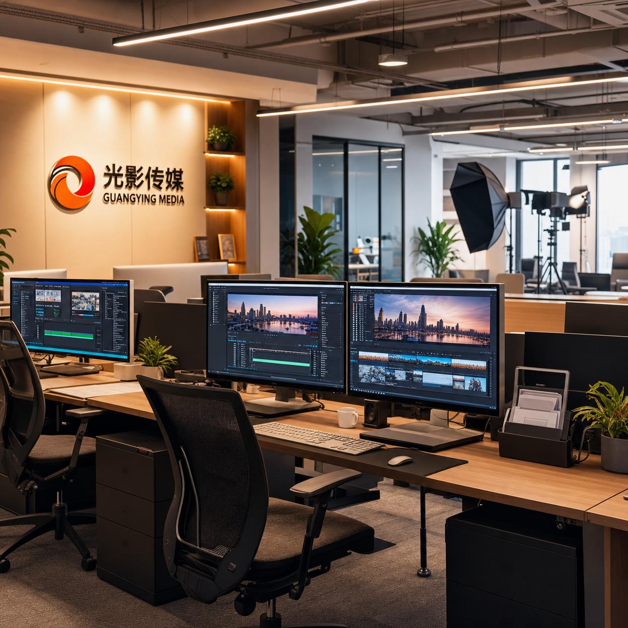 91影视传媒公司办公室